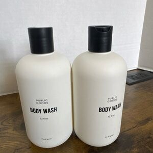 Public Goods Body Wash 12 fl oz Quantity 2 NEW.